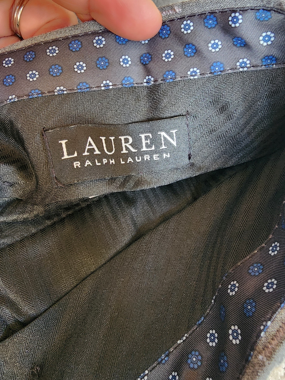 Ralph Lauren Men’s Grey Trousers P38W × 30L | Straight Leg | Classic Fit